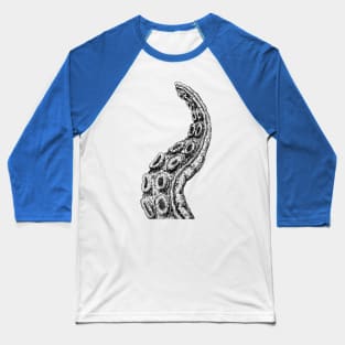 Cthulhu Octopus Tentacle Illustration Under the Deep Sea Baseball T-Shirt